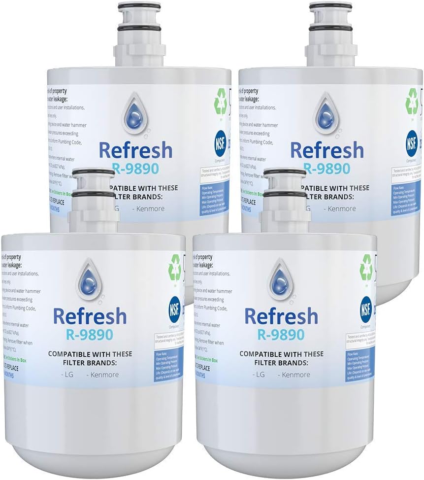 Refresh R-0003 Replacement Water Filter - Fits Samsung Aqua-Pure Plus DA29-00003G, RF263AEBP, RS22HDHPNSR